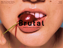 Tablet Screenshot of brutalmag.com